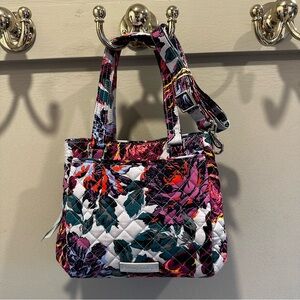 Vera Bradley Multi Compartment Handbag with Crossbody Strap
